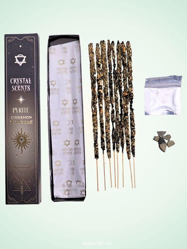 Vonné tyčinky s pyritem - vůně skořice