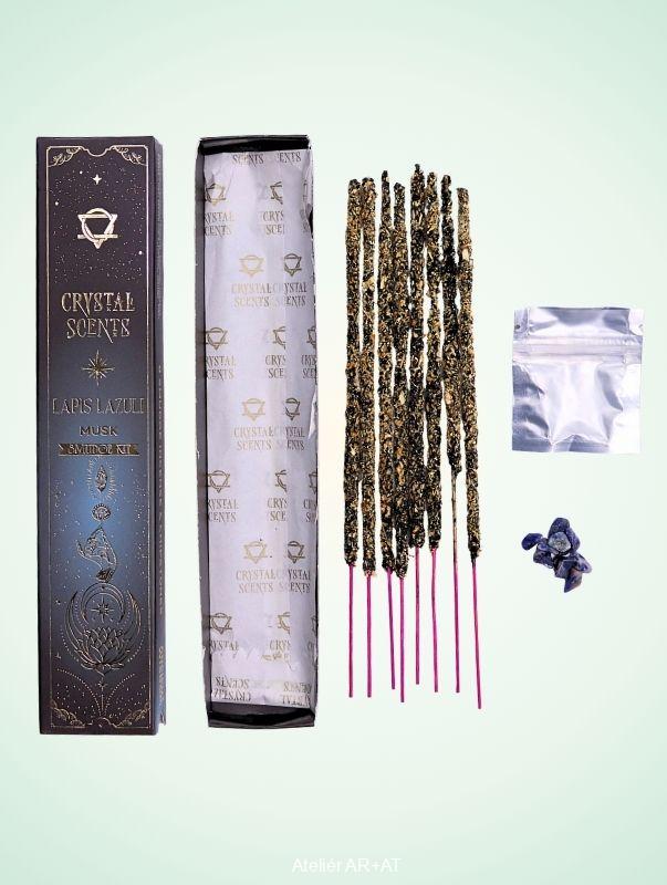 Vonné tyčinky s lapis lazuri - vůně pižma (musk)