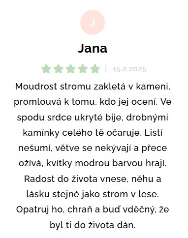 Zpětná vazba majitelky Blankytné Břízy