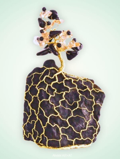 Zlatý Šungit - ochranný Strom Života